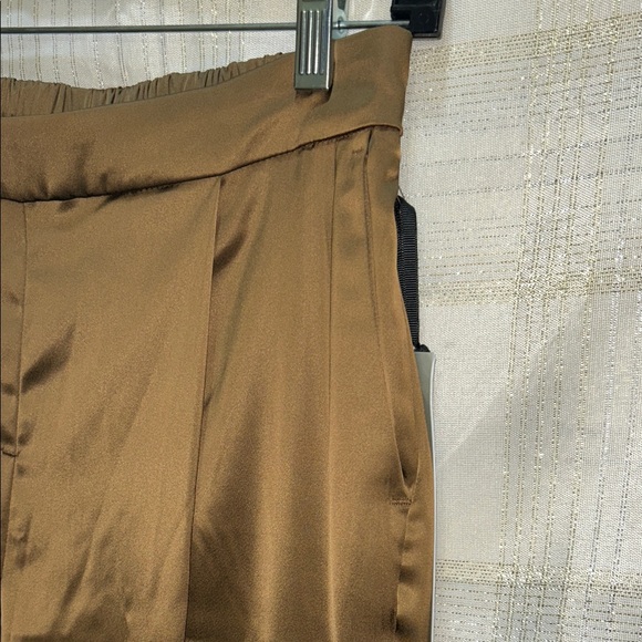 Rachel Zoe Gold Satin Trousers - Picture 6 of 7